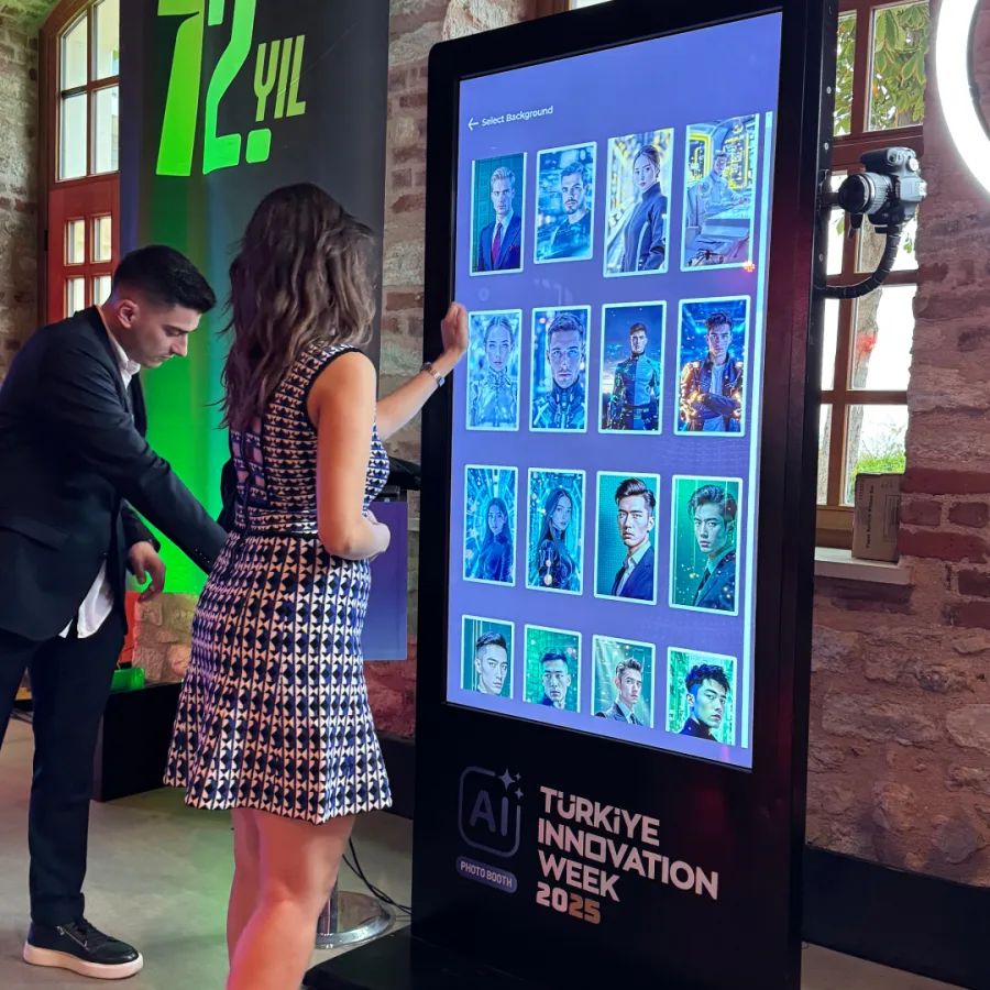 Activation King photo booth at a live event