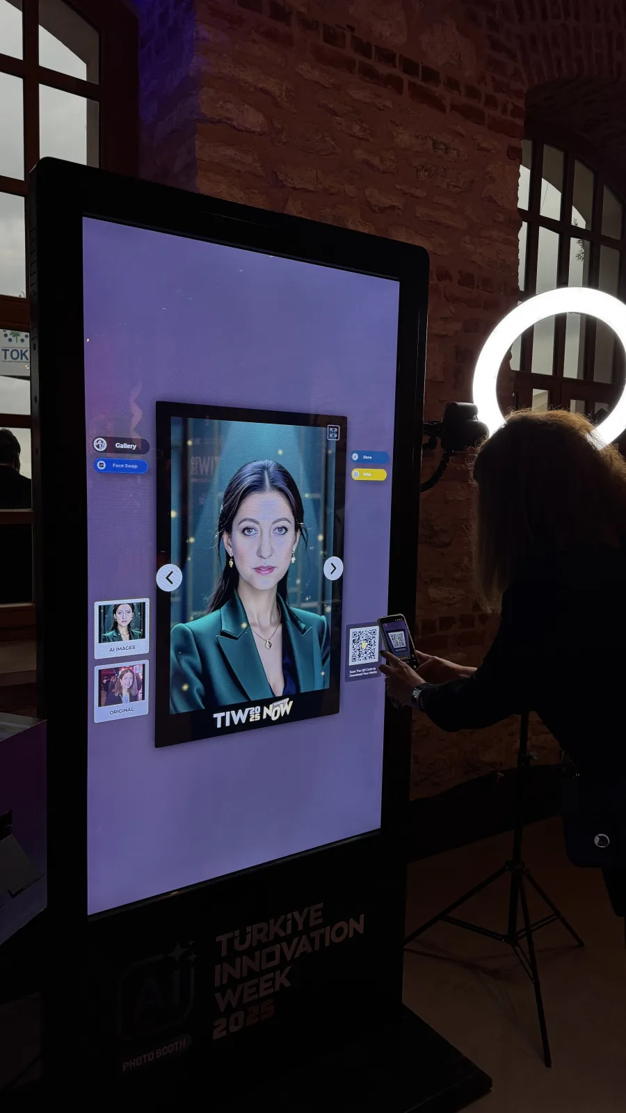 Activation King AI Photo Booth at Türkiye Innovation Week