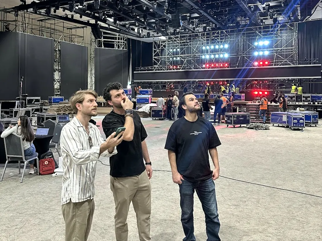 The Activation King team on-site at a large live event build