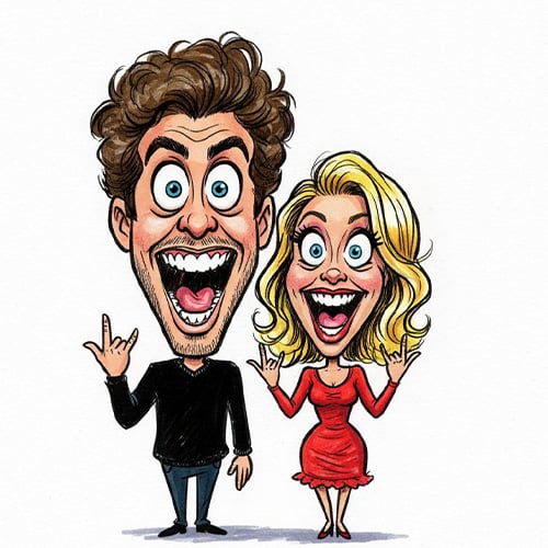 Caricature Photo Booth AI Effect