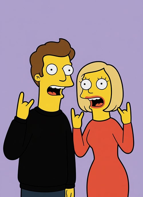 Simpsons Photo Booth AI Effect