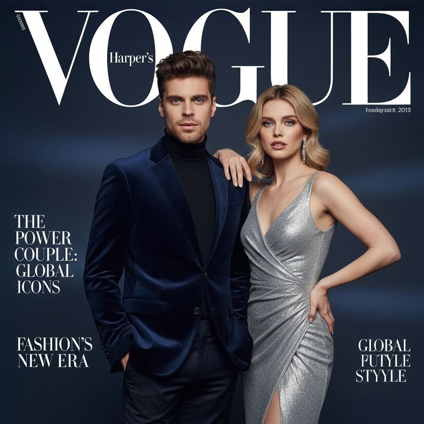 Magazine Cover Photo Booth AI Effect