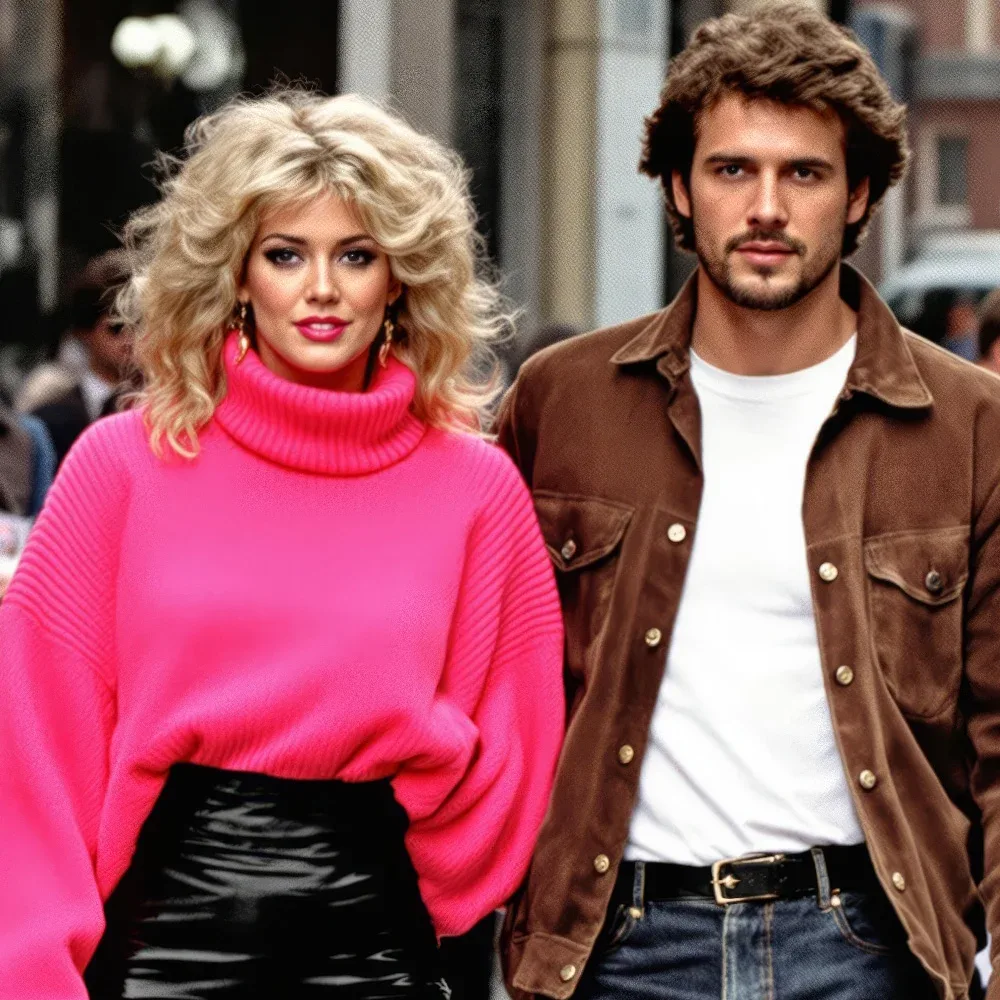 AI 80s Retro Photo Booth Face Swap Collection