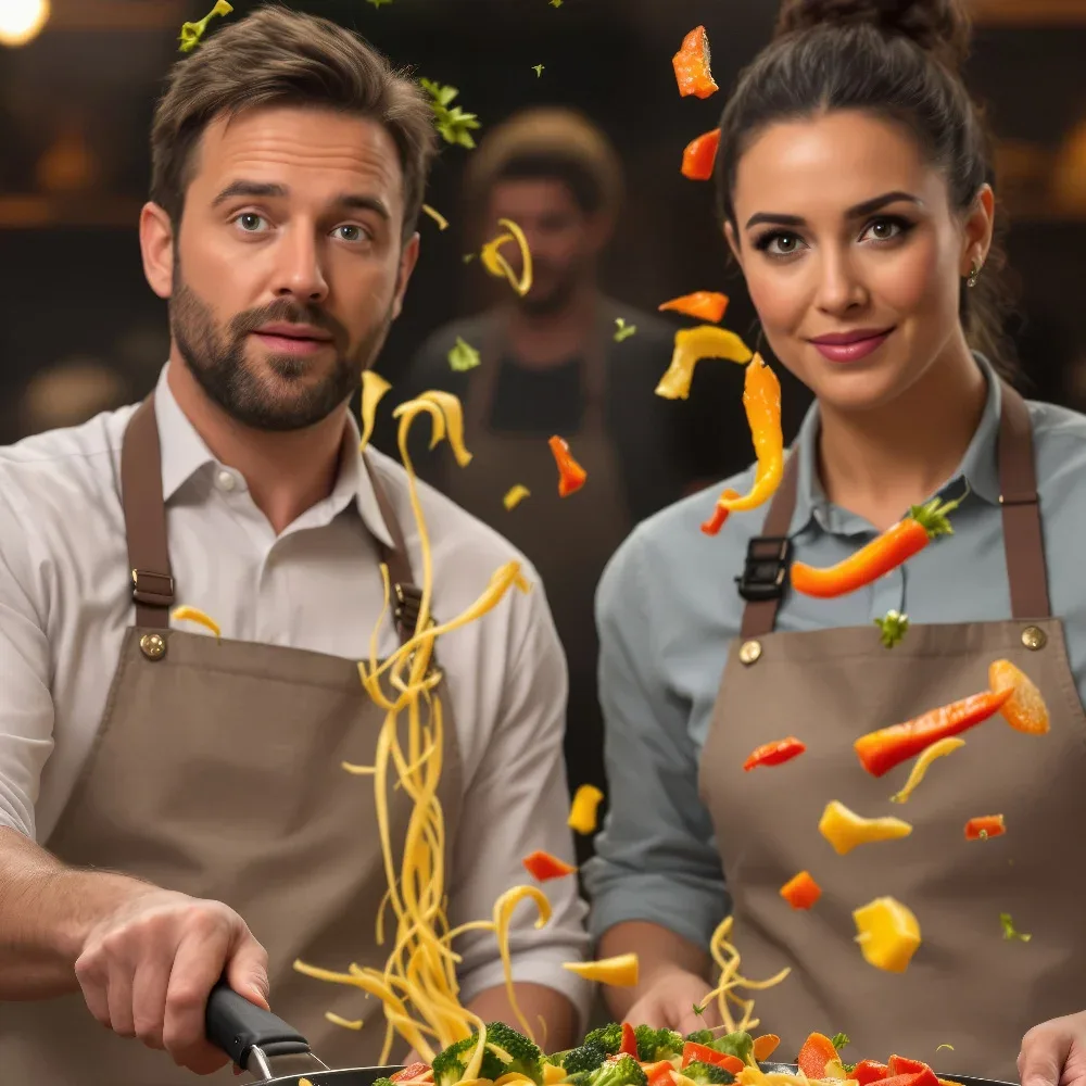 AI Cooking Competition Photo Booth Face Swap Collection