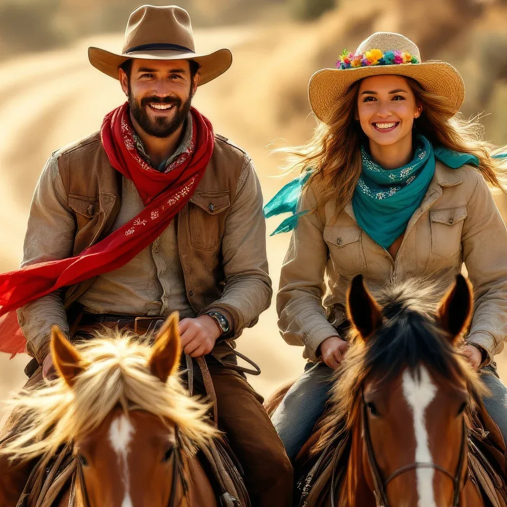 AI Cowboy Photo Booth Face Swap Collection