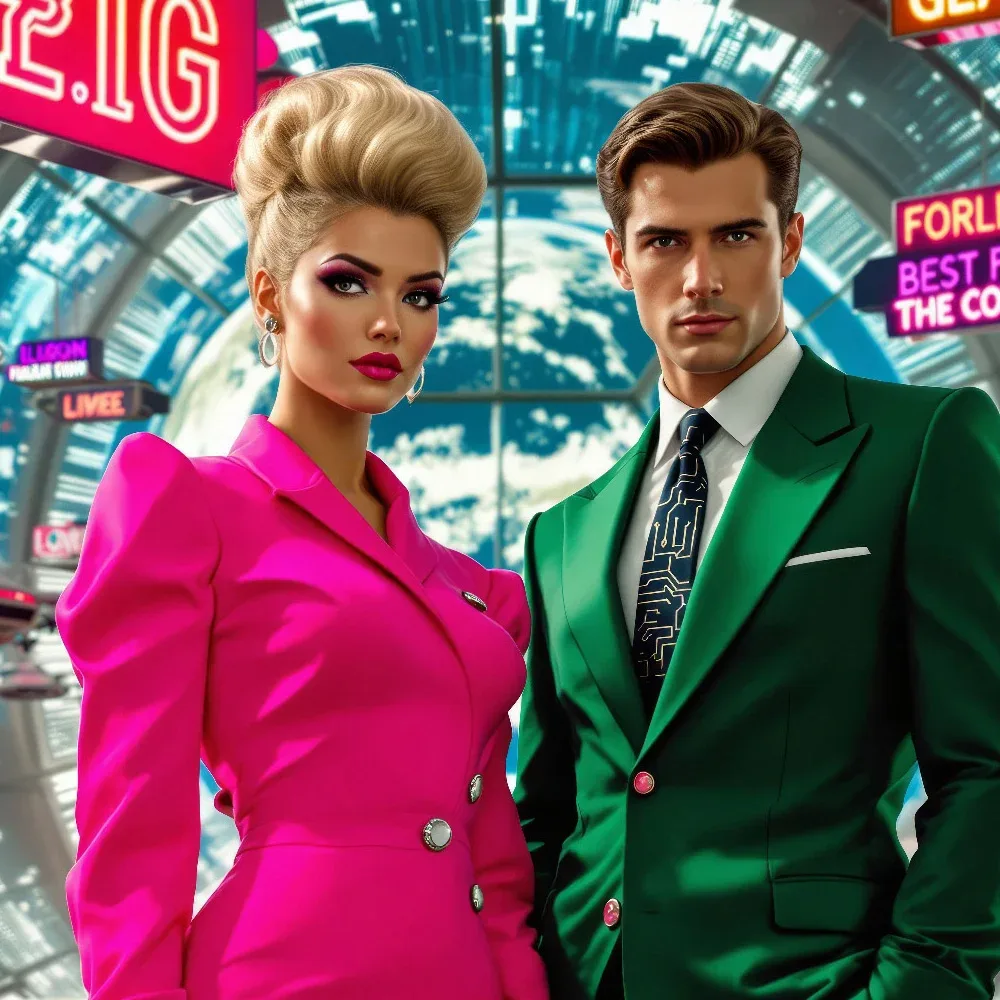 AI Retro Future Photo Booth Face Swap Collection