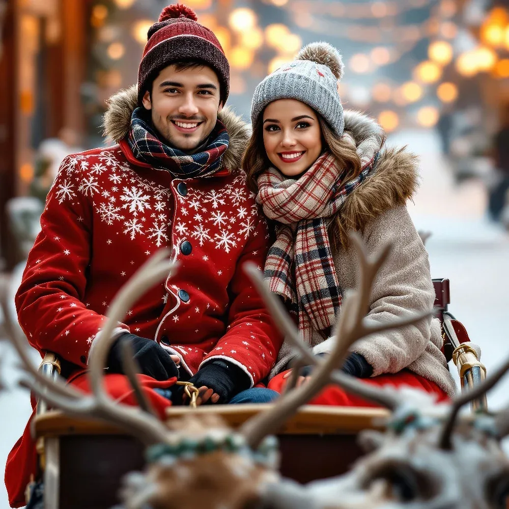 AI Winter Wonderland Photo Booth Face Swap Collection